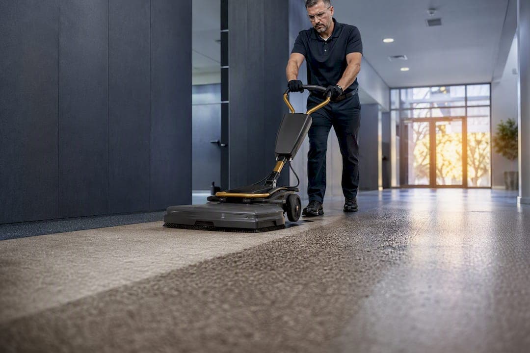 Cut Tracked Dirt 95%: Slip Resistance Floor Care for Facility Managers