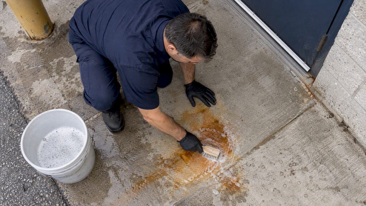 Rust Stain Removal on Concrete: What Works and When to Call a Pro