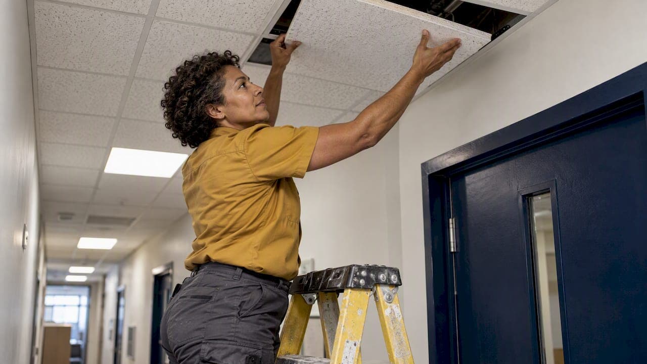 Ceiling Tile Replacement: A Facility Manager's Guide